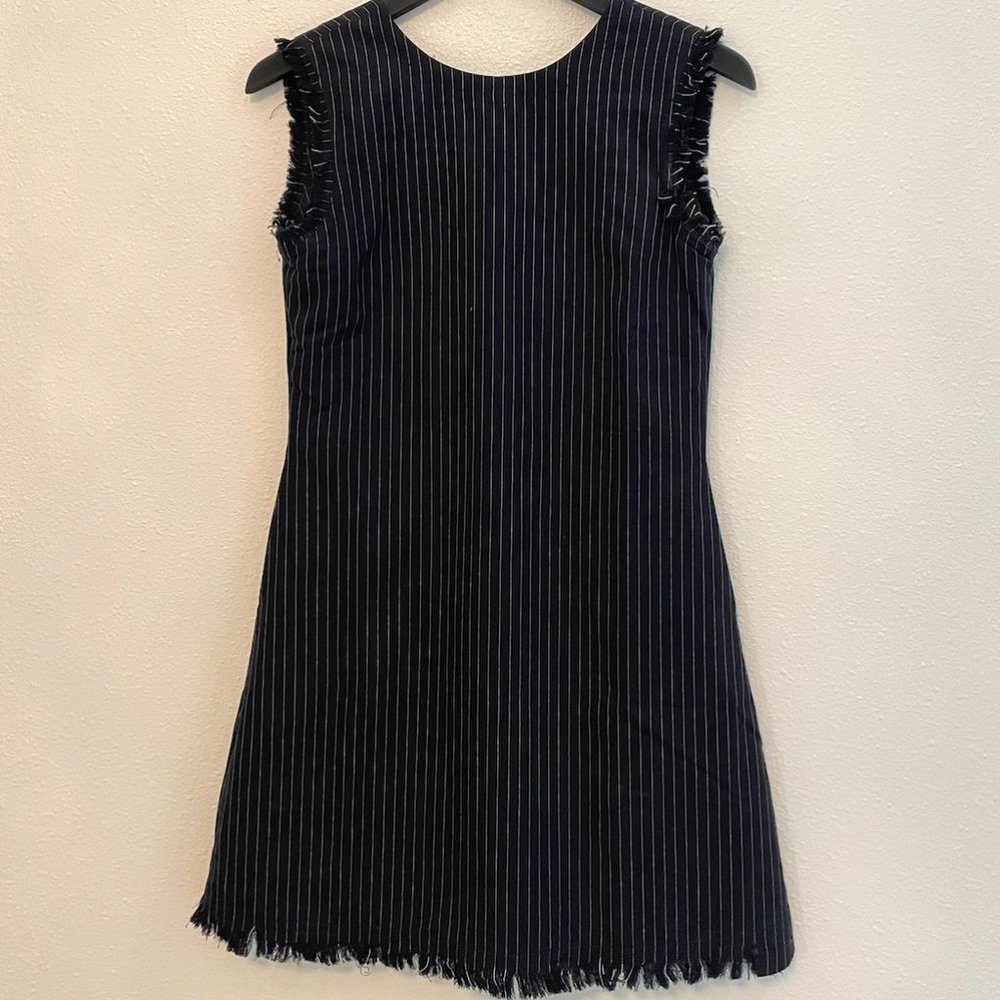Fitted Blue Stripe Dress